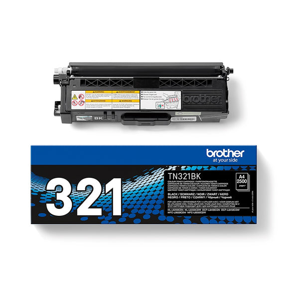 Genuine Brother TN321BK Black Toner Cartridge (TN-321BK)