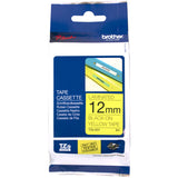 Genuine Brother TZe631 Black on Yellow 12mm P-Touch Labelling Tape - (TZe-631)