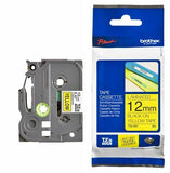 Genuine Brother TZe631 Black on Yellow 12mm P-Touch Labelling Tape - (TZe-631)