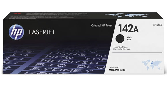 Genuine HP 142A Black Toner Cartridge W1420A