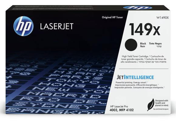 Genuine HP 149X High Capacity Black Toner Cartridge (W1490X)