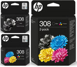 Genuine HP 308 Ink Cartridges BLACK / COLOUR for the 7FP21UE, 7FP20UE, 6L6S6UE