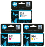 Genuine HP 924, 3-Colour Ink cartridge OfficeJet 4K0U3NE 4K0U4NE 4K0U5NE