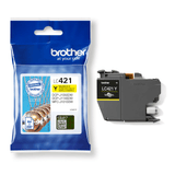Genuine Brother LC421Y, Yellow Ink Cartridge, LC-421Y