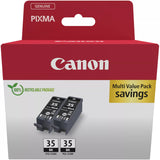 Genuine Canon PGI-35BK Black Ink Cartridges (Twin Pack) 1509B029