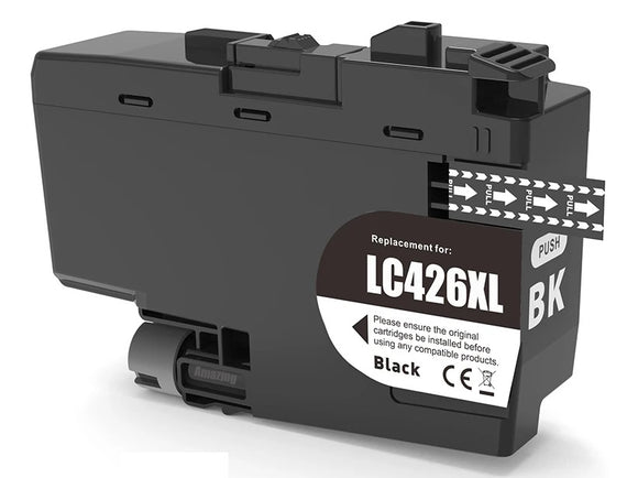1 Compatible Black Ink Cartridge, Replaces For Brother LC426XLBK NON-OEM