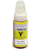 1 Compatible Yellow Ink Bottles, For Canon GI590Y, GI-590Y, Non-OEM