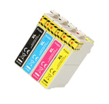 4 Compatible High Capacity Multipack Ink Cartridges, For Epson 502XL, T02W6 NON-OEM