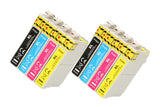 8 Compatible Multipack Ink Cartridges Replaces For Epson 502XL T02W6 NON-OEM