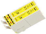 2 Compatible High Capacity Yellow Ink Cartridge, For Epson 502XL, T02W4, NON-OEM