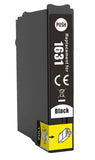 6 Compatible Black Ink Cartridges, Replaces For Epson 16XL, T1631, NON-OEM