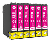 6 Compatible Magenta Ink Cartridges, Replaces ForEpson 16XL, T1633, T163340 NON-OEM