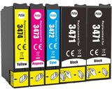 5 Compatible Multipack Ink Cartridges, For Epson 34XL, T3471, T3476, NONOEM