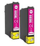 2 Compatible Magenta Ink Cartridge, Replaces For Epson 603XL, T03A3, NON-OEM