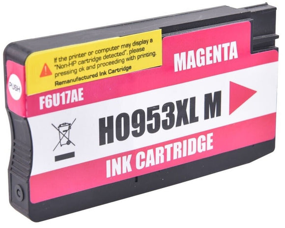 1 Compatible Magenta Ink Cartridge, Replacement For HP 953XL, F6U17AE (NON-OEM)