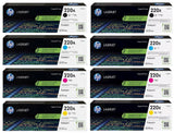 HP 220A / 220X CMYK Original Toners for LaserJet Pro 4202DW 4302FDN 4303FDW Lot
