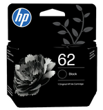 Genuine HP 62 Black Standard Capacity Ink Cartridge, C2P04AE