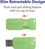 Verbatim USB  Drive|Memory Stick|Pendrive - 32GB 64GB PinStripe Various Colours