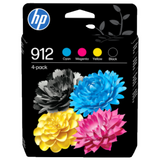 Genuine HP 912 Multipack Ink Cartridges 3YL79AE 3YL80AE 3YL77AE 3YL78AE, 6ZC74AE