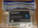 Genuine Epson T0482 Seahorse Cyan InkBCartridge, TO48240 C13T04824010