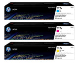 HP 117A, W2070A, W2071A, W2072A, W2073A Colour LaserJet Pro Toner Cartridges LOT