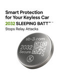 Sleeping Battery CR2032 3V Motion Activated Key Fob Battery – Twin Pack (2 Batteries)