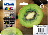 Epson 202XL, Kiwi Multipack Ink Cartridges, T02G7, C13T02G74010 (Vacuum Sealed)