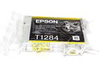 Genuine Epson T1284, Fox Yellow Ink Cartridge, C13T12844012