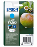 Genuine Epson T1292, Apple Large Capacity Cyan Ink Cartridge, C13T12924012