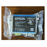 Genuine Epson T1302, XL Stag Cyan Ink Cartridge, C13T13024012