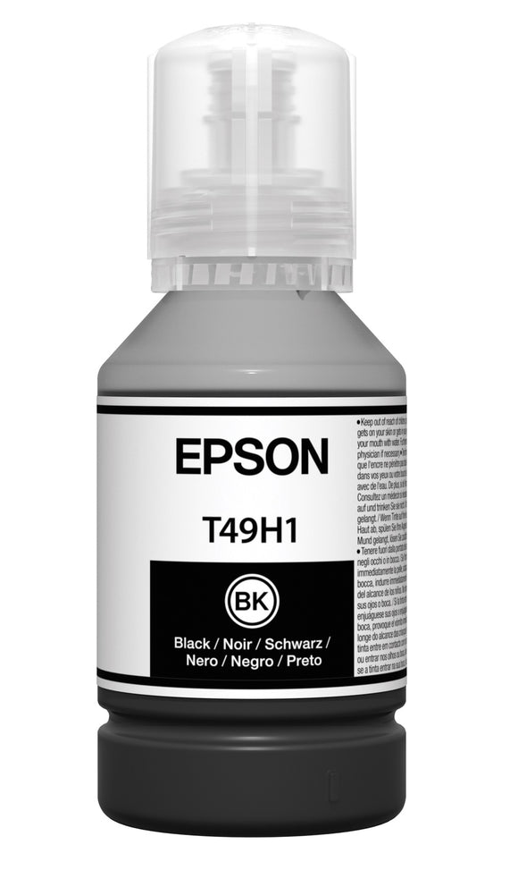 Genuine Epson T49H1 Black Ink Refill Bottle Cartridge (C13T49H10N)