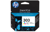 Genuine HP 303, Tri-Colour Ink Cartridge, T6N01AE