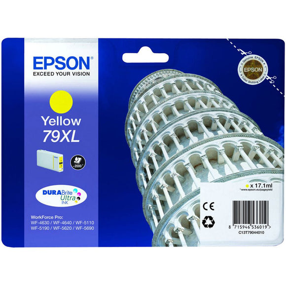 Genuine Epson 79XL Yellow High Capacity Ink Cartridge (C13T79044010)
