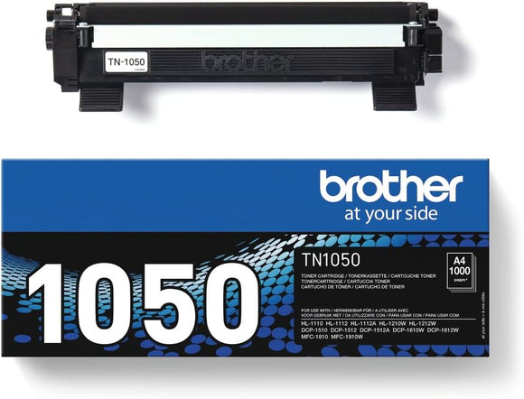 Genuine Brother TN1050, Black Toner Cartridge, TN-1050