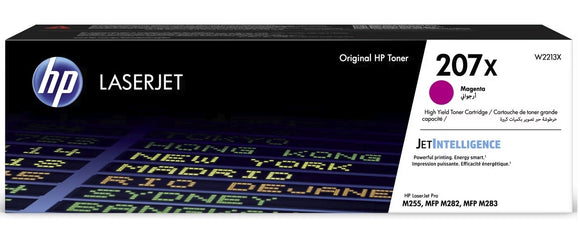 Genuine HP 207X Magenta Laser Toner Cartridge, W2213X