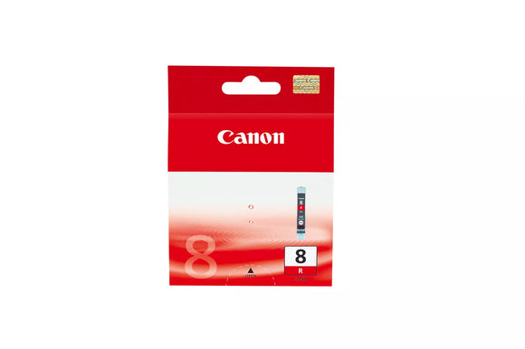 Genuine Canon CLI-8R Red Ink Cartridge, 0626B001