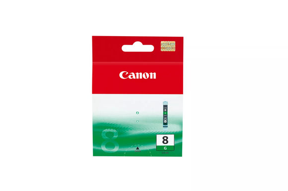 Genuine Canon CLI-8G Green Ink Cartridge, 0627B001