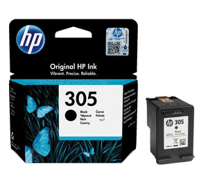 Genuine HP 305, Black Ink Cartridge, 3YM61AE