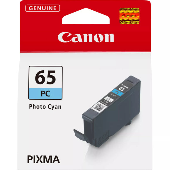 Genuine Canon CLI-65PC, Photo Cyan Ink Cartridge, CLI-65PC, 4220C001