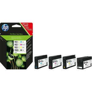 Genuine HP 950XL/951XL Multipack High Capacity Ink jet Printer Cartridges, C2P43AE