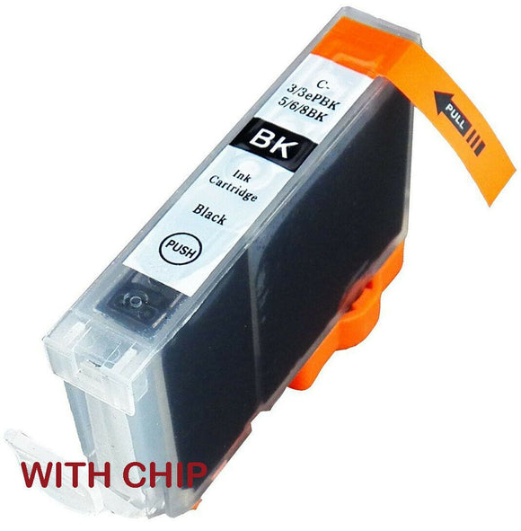 Compatible C8B, Black Ink jet Print Cartridge, Replaces For Canon CLI8BK, CLI-8BK NON-OEM