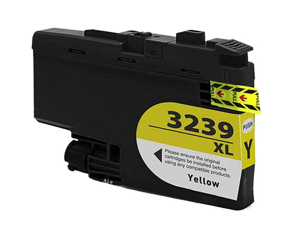 1 Compatible High Capacity Yellow Ink Cartridge, Replaces For Brother LC-3239XLY, NON-OEM