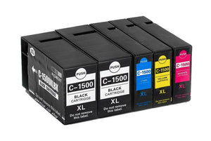 5 Compatible 1500XL Multipack Ink Cartridges Replaces For Canon MB 2050 2150 2350 2750 Ne