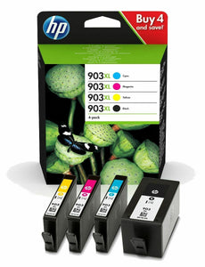HP 903XL, 4 Colour Multipack Ink Cartridges, 3HZ51AE