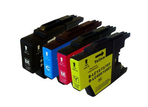 Compatible Multipack Ink jet Printer Cartridges, Replaces For Brother LC1240VALBP NON-OEM
