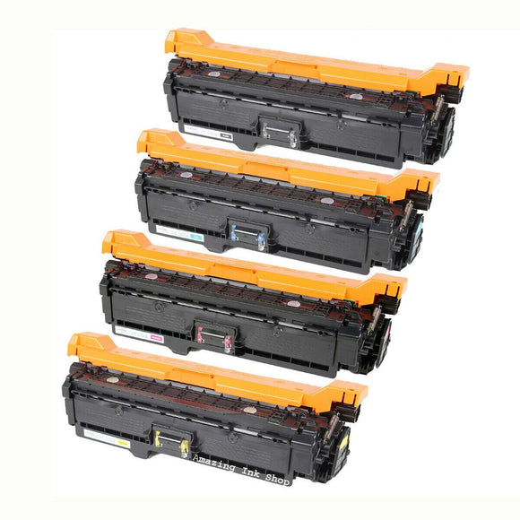 4 Compatible Laser Toner Cartridge, Replaces For HP 507A, CE400A, CE401A, CE402A, CE403A, NON-OEM