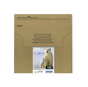 Genuine Epson 26XL, Polar Bear Multipack Claria Premium Ink Cartridges T2636, T263645