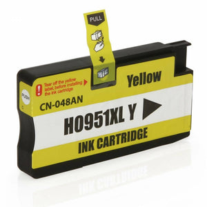 1 Yellow High Capacity Remanufactured ink Cartridge, Replaces For HP 951XL CN048 CN048AE