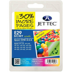 Jet Tec E29, Multipack Ink Cartridges, Replaces For Epson 29, T2986