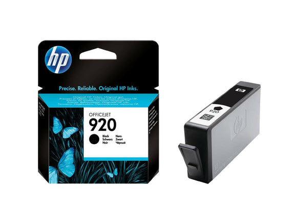Genuine HP 920 Black Ink Cartridge, CD971AE
